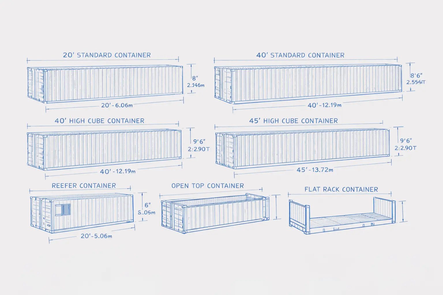 Container Types & Sizes